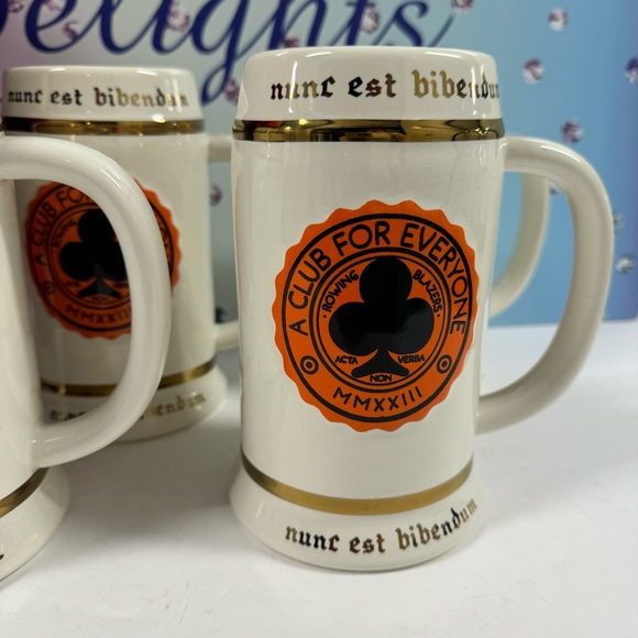 🍻SALE 4pc LIM ED ROWING BLAZERS BEER STEINS - Picture 4 of 10